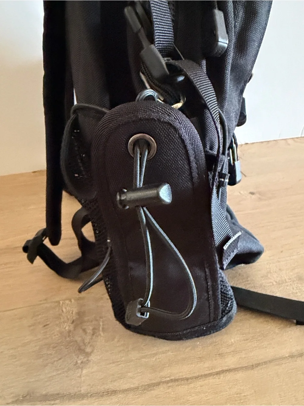 The North Face Slingshot Backpack Blue Black Outdoor Hiking Camping Gorpcore